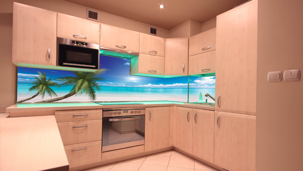 3D Tezgah Arası Cam 